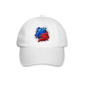 Kyzin und Shadow Gaming - Baseballkappe - Weiß/Weiß - Vorne