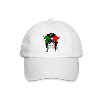 Italia Girl - Baseballkappe - Weiß/Weiß - Vorne