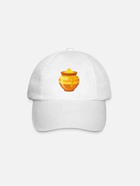 Honey Pot - Baseballkappe - Weiß/Weiß
