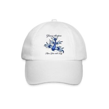 Glaucus Atlanticus - Mein Leben steht Kopf - Baseballkappe - Weiß/Weiß - Vorne