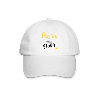 Pasta la vista baby - Baseballkappe - Weiß/Weiß - Vorne