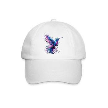 Flügel des Strahlens - Baseballkappe - Weiß/Weiß - Vorne