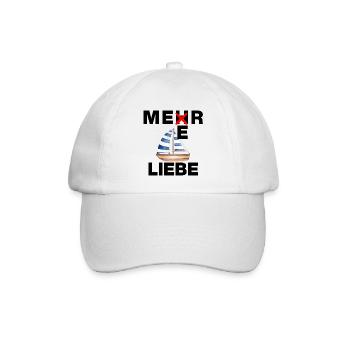MEERLIEBE, MEER, URLAUB, FERNWEH, SONNE, URLAUB - Baseballkappe - Weiß/Weiß - Vorne