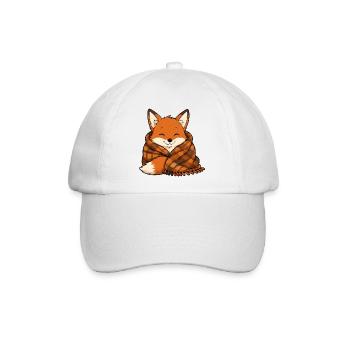 fuchs-decke - Baseballkappe - Weiß/Weiß - Vorne