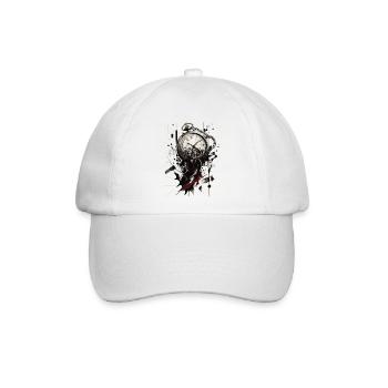Zeit - Baseballkappe - Weiß/Weiß - Vorne