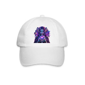 Kosmische Elfe Galaxie - Baseballkappe - Weiß/Weiß - Vorne