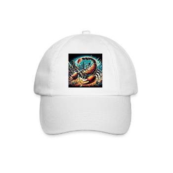 Scorpion Apocalypse - Baseballkappe - Weiß/Weiß - Vorne