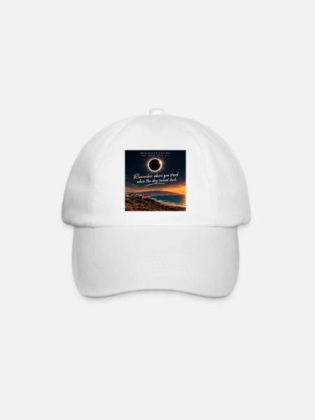 Ecllipse Tarifa 2027 - Baseballkappe - Weiß/Weiß