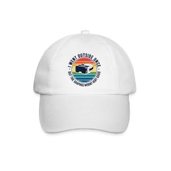 Gamer-PC game Computer zocken VR HEADSET gamer - Baseballkappe - Weiß/Weiß - Vorne