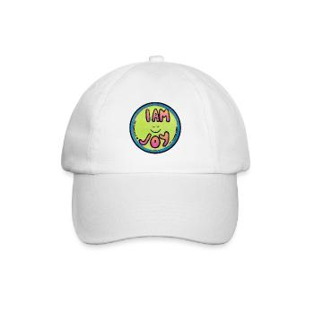 ICH BIN FREUDE - Baseballkappe - Weiß/Weiß - Vorne