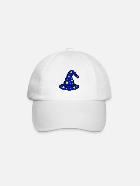Zauberhut - Baseballkappe - Weiß/Weiß