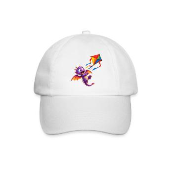 Drachenfest - Sie fliegen wieder im Herbst - Baseballkappe - Weiß/Weiß - Vorne