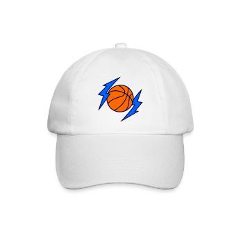 Basketball Lightning - Baseballkappe - Weiß/Weiß - Vorne