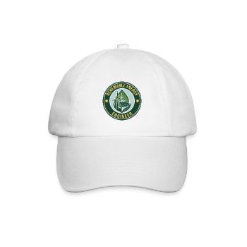 Renewable Energy Engineer Windturbinen-Eco-Abzeichen - Baseballkappe - Weiß/Weiß - Vorne