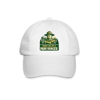 Vertrau Mir Ich Bin Ranger Spruch - Baseballkappe - Weiß/Weiß - Vorne