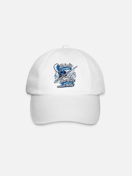 Querflöte , Nobody ist perfekt Querflöte - Baseballkappe - Weiß/Weiß