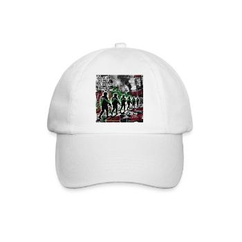 Digitales Kanonenfutter - Baseballkappe - Weiß/Weiß - Vorne