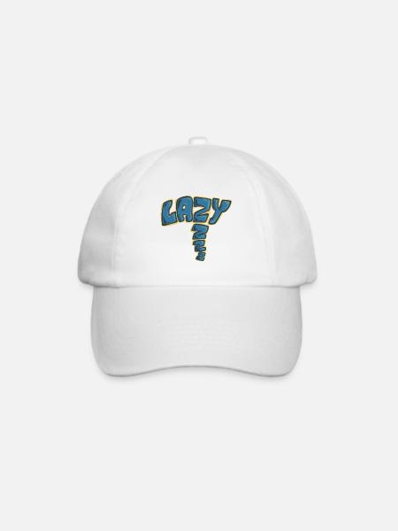 Faul, ein gezogenes Wort - Baseballkappe - Weiß/Weiß