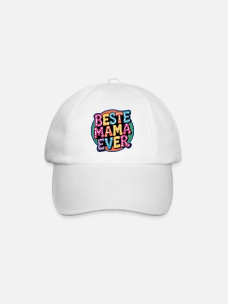 Beste Oma Ever - Baseballkappe - Weiß/Weiß