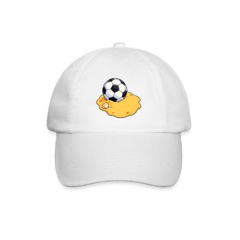 Beach Soccer Ball - Baseballkappe - Weiß/Weiß - Vorne
