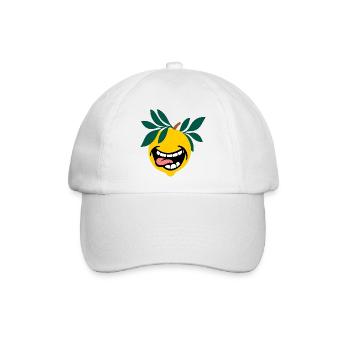  Saure Zitronen - Baseballkappe - Weiß/Weiß - Vorne