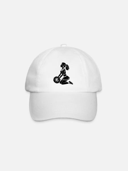 Cheerleader - Baseballkappe - Weiß/Weiß