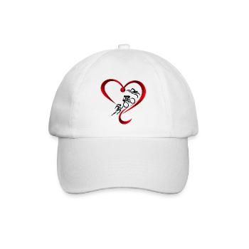 Triathlon-holic - Baseballkappe - Weiß/Weiß - Vorne