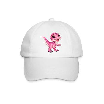 Greifvogel Rose Kawaii - Baseballkappe - Weiß/Weiß - Vorne