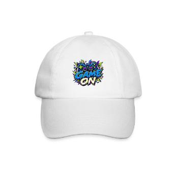 Spiel auf Graffiti Neon - Baseballkappe - Weiß/Weiß - Vorne