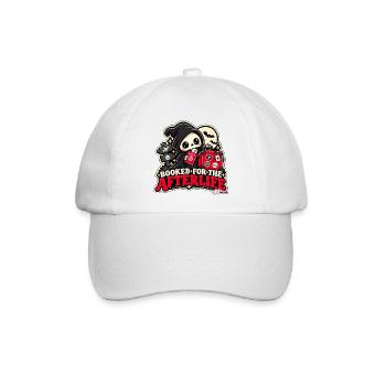 Halloween – Bucht für After – Spooky Travel - Baseballkappe - Weiß/Weiß - Vorne