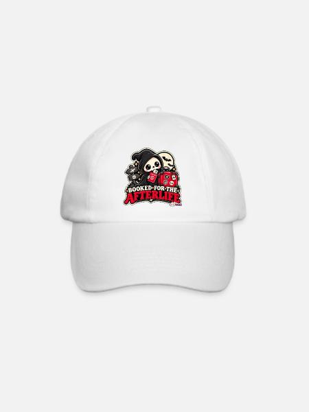 Halloween – Bucht für After – Spooky Travel - Baseballkappe - Weiß/Weiß