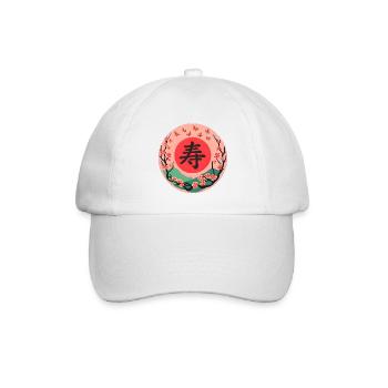 Cherry Blossom - Baseballkappe - Weiß/Weiß - Vorne