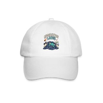 Apokalypse später - Baseballkappe - Weiß/Weiß - Vorne