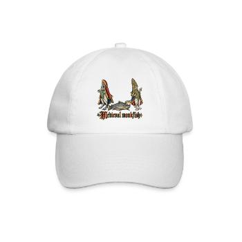 Mittelalterlicher Seeteufel - Baseballkappe - Weiß/Weiß - Vorne