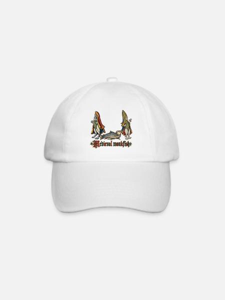 Mittelalterlicher Seeteufel - Baseballkappe - Weiß/Weiß