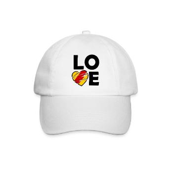 Mein liebes Badnerland - Baseballkappe - Weiß/Weiß - Vorne