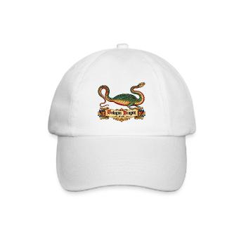Bologna-Drache (1640) - Baseballkappe - Weiß/Weiß - Vorne