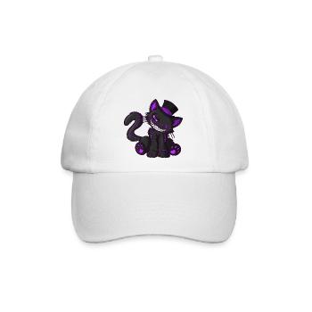Nikka mit Top-Hut (Bella Donna‘s wicked world) - Baseballkappe - Weiß/Weiß - Vorne