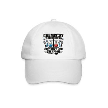 Lustiger Organischer Chemiewissenschaftler und Student-Lehrbeauftragter - Baseballkappe - Weiß/Weiß - Vorne