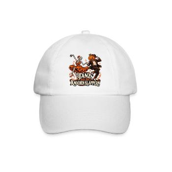 Tanz, bis die Knochen klappern - Baseballkappe - Weiß/Weiß - Vorne