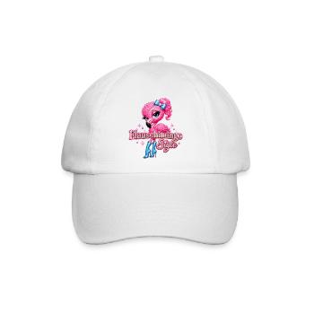 Flauschimingo Style - Baseballkappe - Weiß/Weiß - Vorne