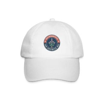 Vintage Environmental Engineer Windturbinenabzeichen - Baseballkappe - Weiß/Weiß - Vorne