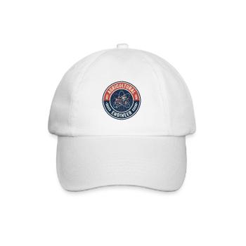 Veteranen-Agraringenieur-Traktorenabzeichen - Baseballkappe - Weiß/Weiß - Vorne