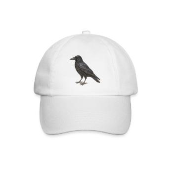 Black Crow - Baseballkappe - Weiß/Weiß - Vorne