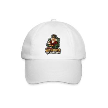 Nussknacker im Ruhestand Rente Renter Shirt - Baseballkappe - Weiß/Weiß - Vorne