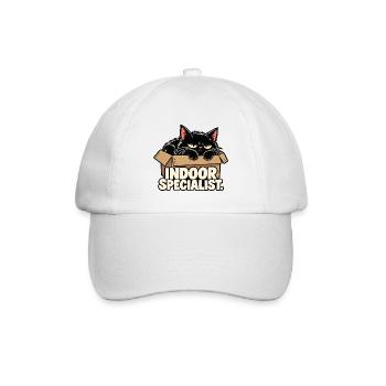 Indoor-Spezialistenkatze - Baseballkappe - Weiß/Weiß - Vorne