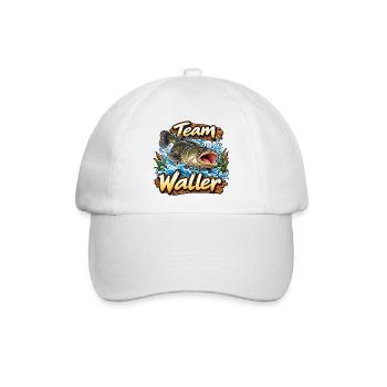 Team Waller - Baseballkappe - Weiß/Weiß - Vorne