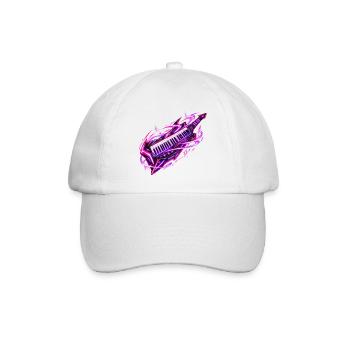 Neon Galaxy Keytar - Baseballkappe - Weiß/Weiß - Vorne