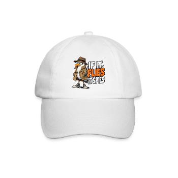 Spy Seagull Noir - Baseballkappe - Weiß/Weiß - Vorne