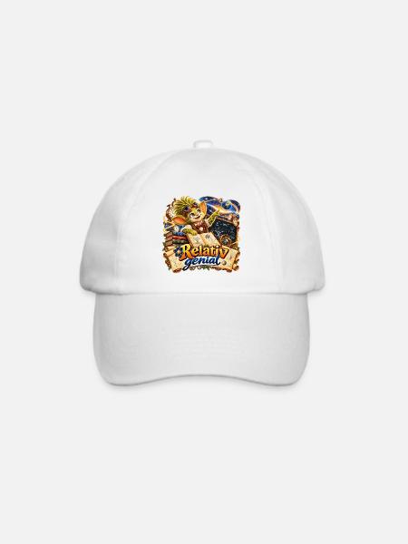 Wenuma Relativ genial - Baseballkappe - Weiß/Weiß